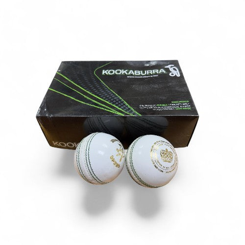 Kookaburra Speed Leather Cricket Ball - White