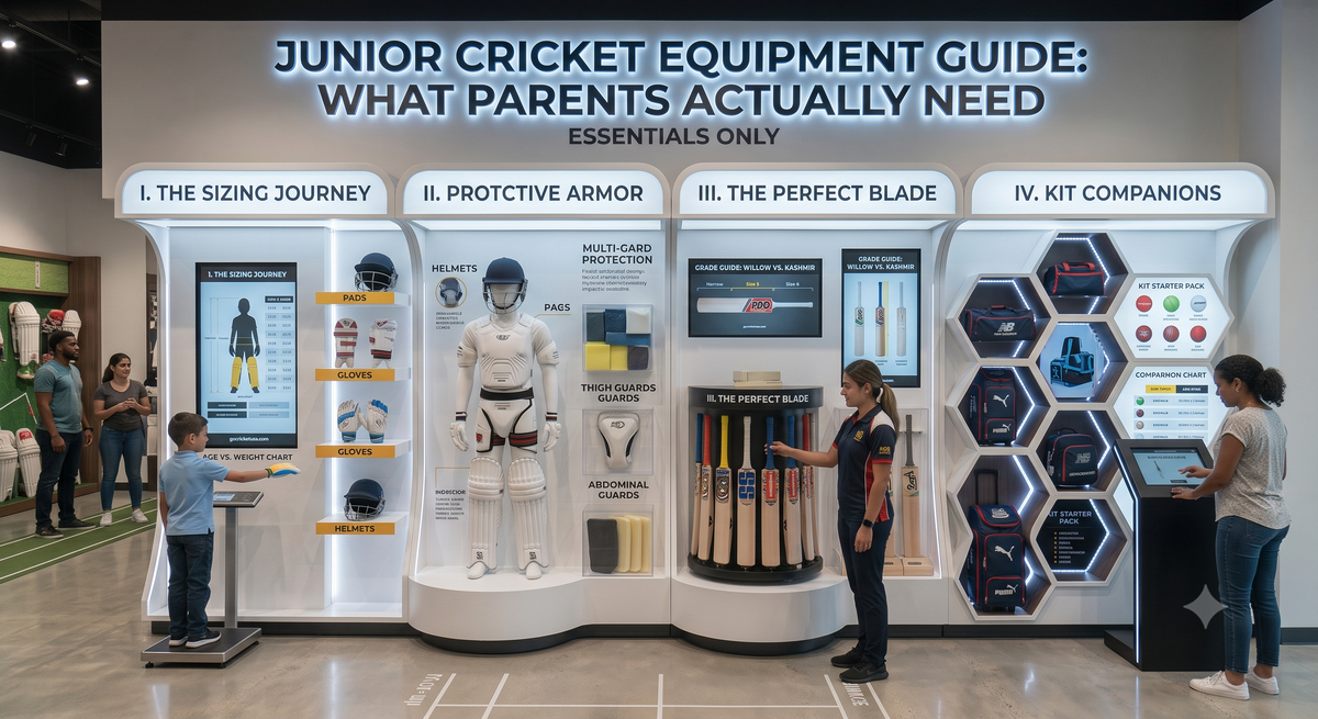 Junior Cricket Equipment Guide: What Parents Actually Need to Buy