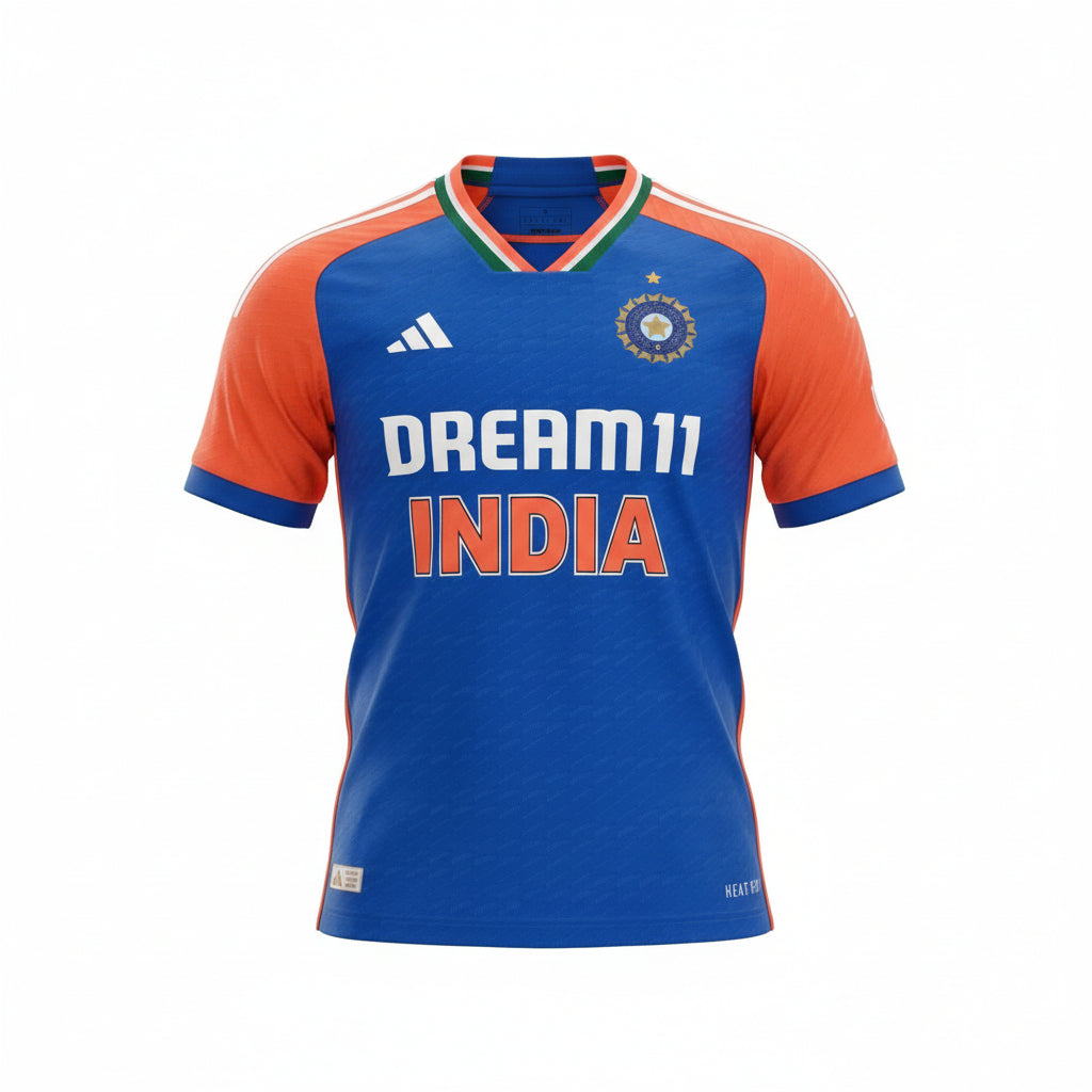 Official Indian Cricket Team Jerseys - 2024 T20 Dream 11