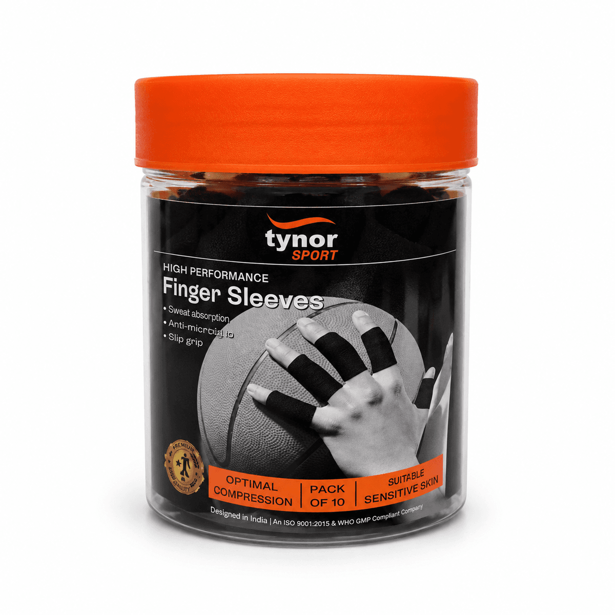 Tynor Cricket Finger Sleeves, Pack of 10