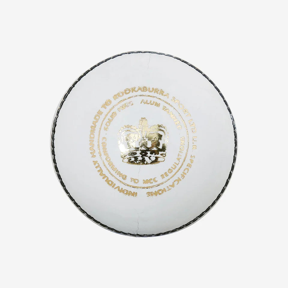 Kookaburra Speed Leather Cricket Ball - White
